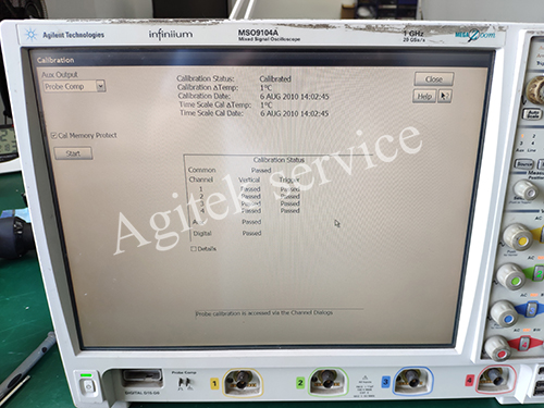 安捷倫示波器MSO9104A不開機維修