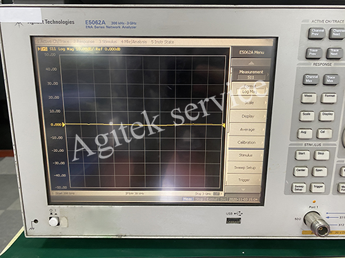 網絡分析儀E5062A不開機黑屏維修