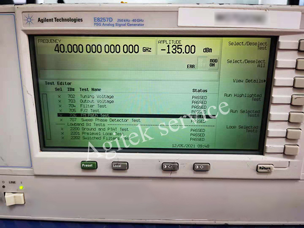 Xi'an Agitek spectrum analyzer maintenance center