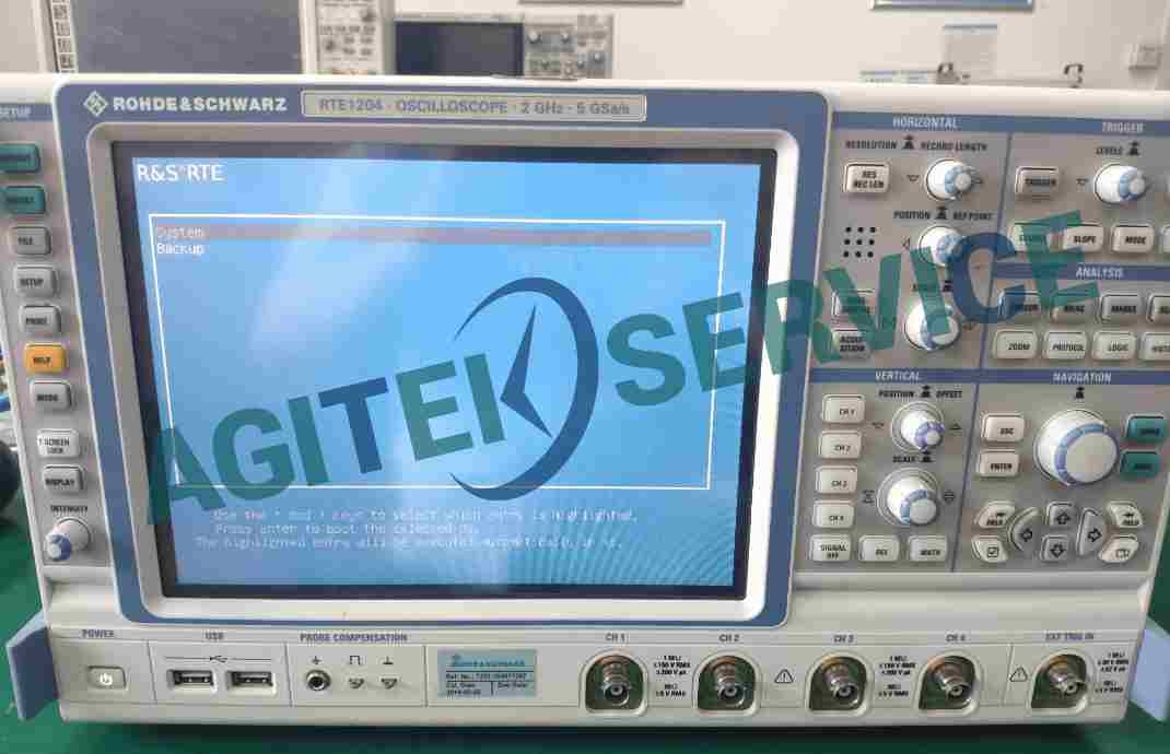 R&S oscilloscope RTE1204 out of tolerance repair