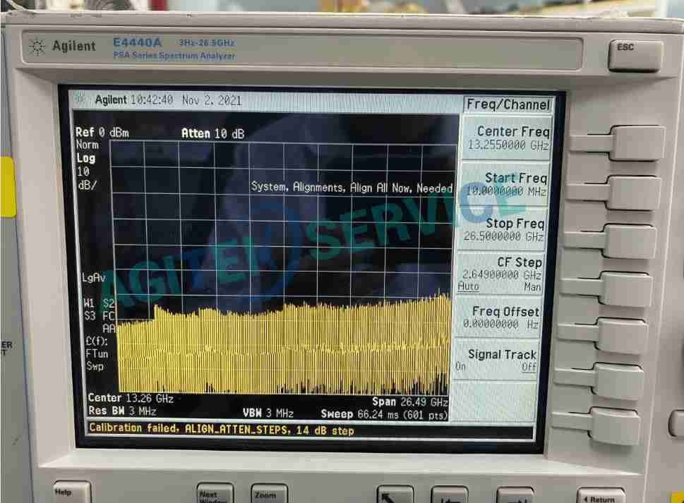 維修E4440A開機自檢報錯故障案例